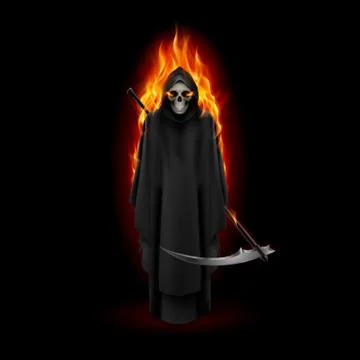 Grim Reaper Stock Illustration