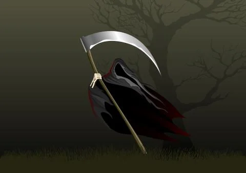 Grim Reaper Stock Illustration