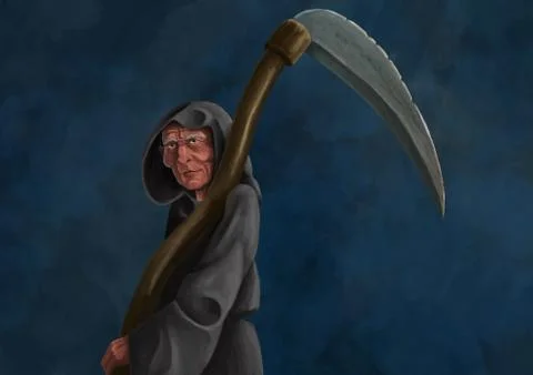 The Grim Reaper Stock Illustration