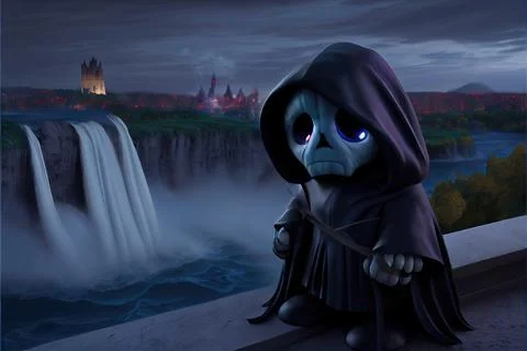 Grim Reaper Niagara Falls イラスト素材