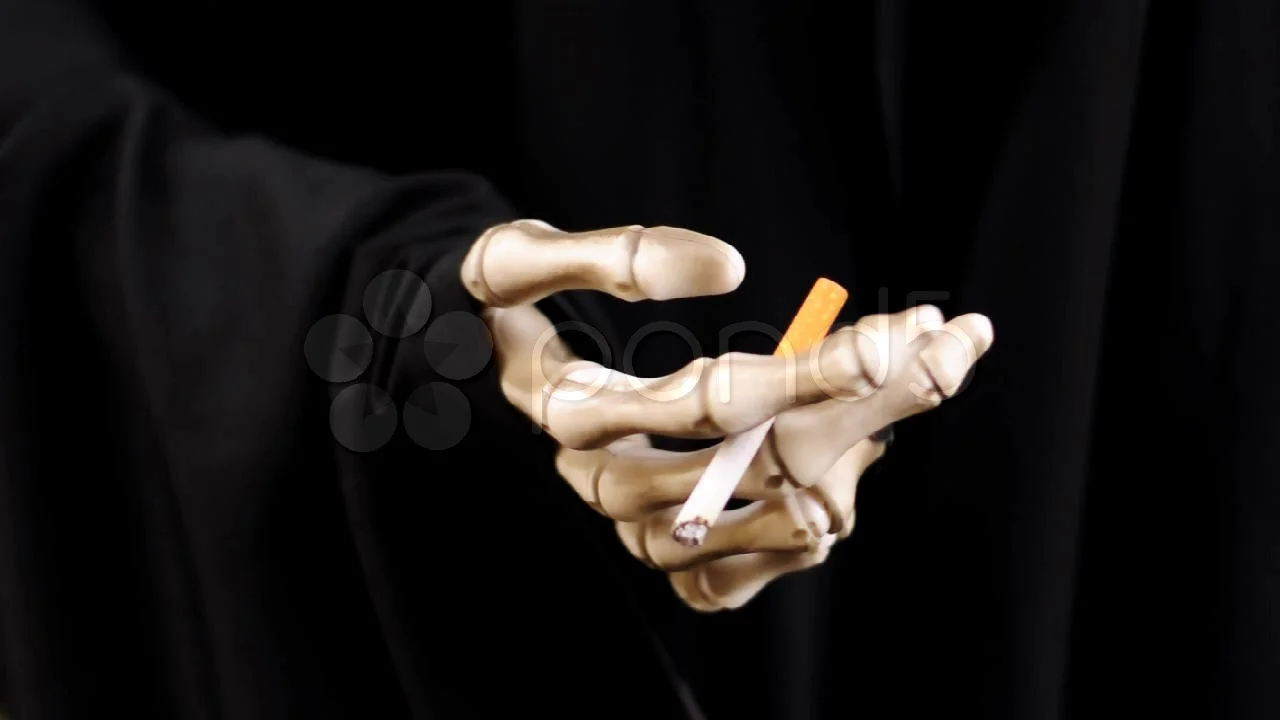 grim reaper smoking a cigarette Grim reaper smoking a cigarette