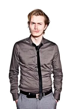 Grimace face Stock Photos