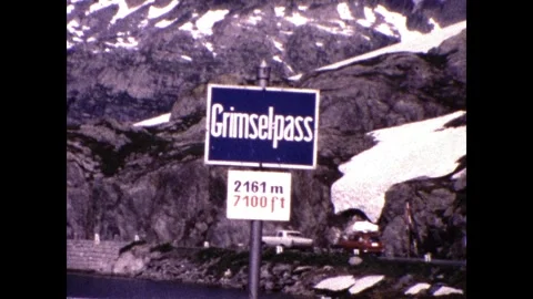Grimsel Pass 1967 Stock Footage 252097483