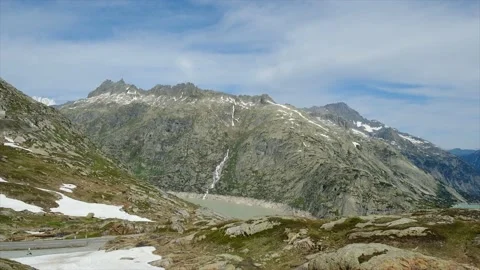 Grimsel Pass Mountain Stock Footage 199824581