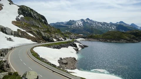 Grimsel Pass of Switzerland Stock Footage 199824513