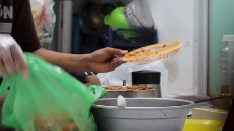 Grind the chillies using a blender machine. Stock Footage 276152220