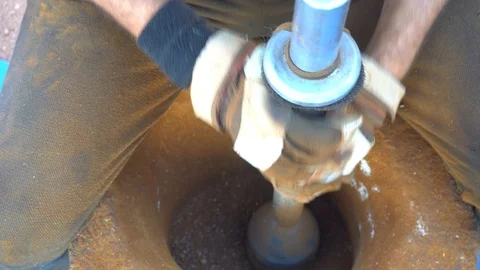 Grind Coffee In An Old Coffee Grinder Stock Footage 105875142