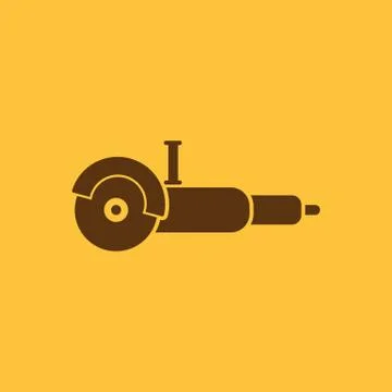 The grinder icon. Grinder symbol. Flat Stock Illustration