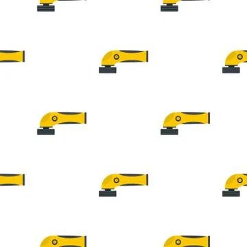 Grinder machine pattern flat Stock Illustration