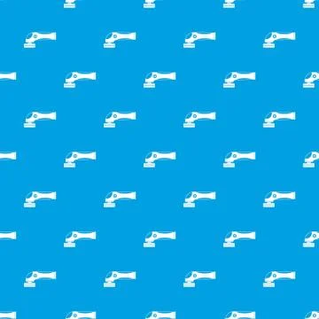 Grinder machine pattern seamless blue 스톡 일러스트