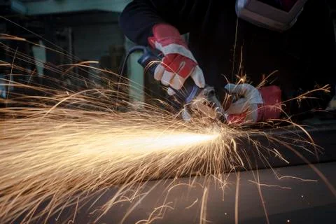 Grinder man Stock Photos