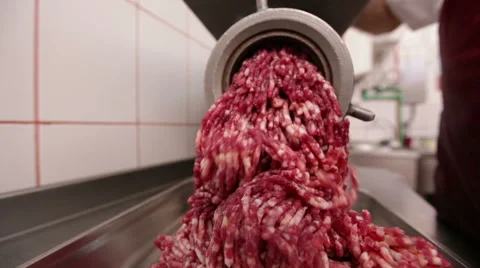 Grinder meat chopping Stock Footage 41460073