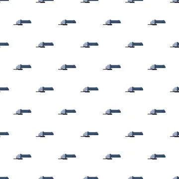 Grinder power tool seamless repeating pattern background Stockillustratie