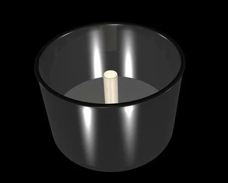 Grinder stone with steel container Stock Illustration