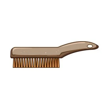Grinder wire brush cartoon vector illustration Stock Illustration