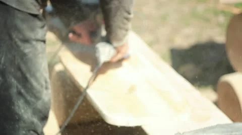 Grinder at work Video stock 11496734