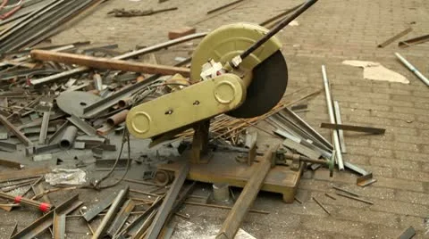 A grinder in a workshop Video stock 8989379