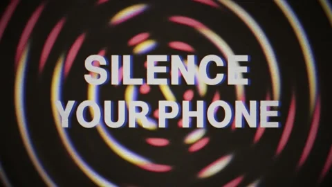 Grindhouse silence your phone Stock Footage 343417113