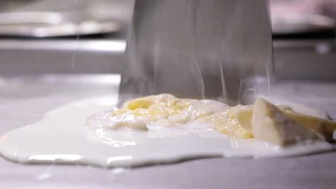 Grinding berries with metal tools. Stock Footage 89464822