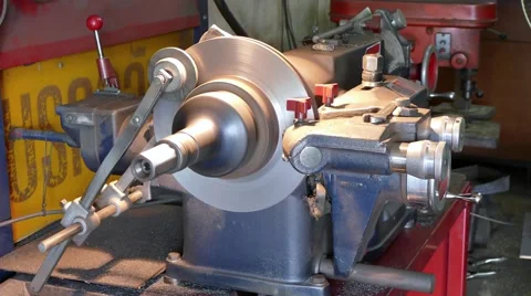 Grinding brakes auto machine Stock Footage 66244172
