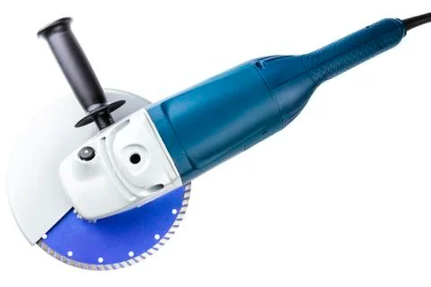 Grinding car with abrasive disk Stock Photos