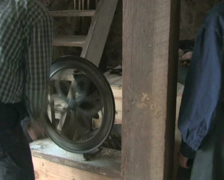 Grinding Corn on the Farm Video stock 283345