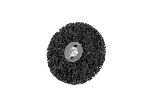 Grinding disc for drill isolated Stock-Fotos