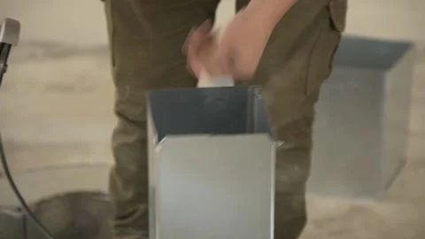 Grinding duct Stock Footage 152420982