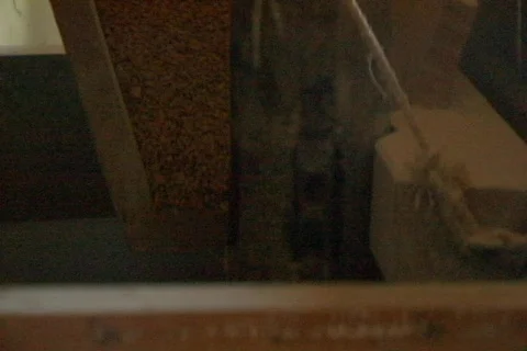 Grinding flour windmill internal workings Stock Footage 265371