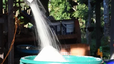 Grinding food into powder using a grinder Stock Footage 130138950