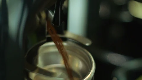 Grinding ground coffee slow motion 1 Video stock 95756923