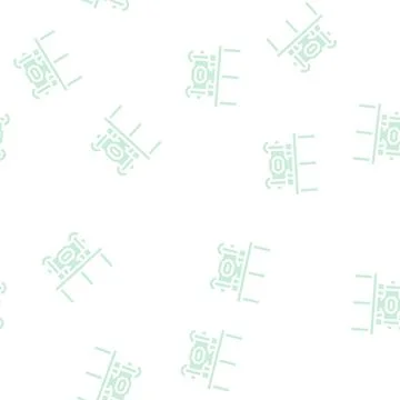 Grinding industry machine glyph vector seamless pattern イラスト素材