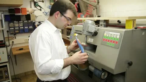 Grinding inserts Stock Footage 10811786