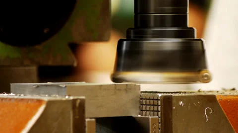 Grinding machine in function Video stock 27689232