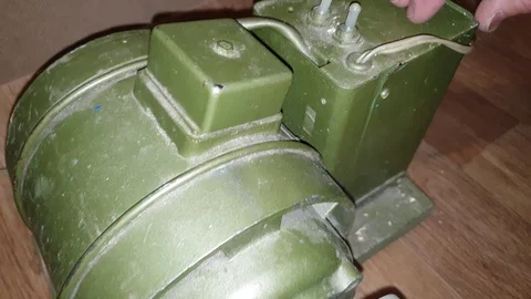 Grinding machine. Machine tool for sharpening. Stock Footage 111958950