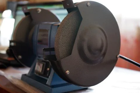 Grinding machine. Sharpening machines for edge tools Stock Photos