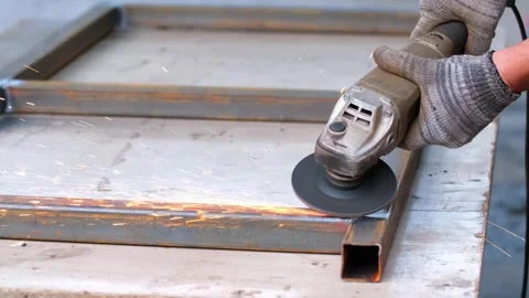 Grinding machine at work. Stock Footage 255819809