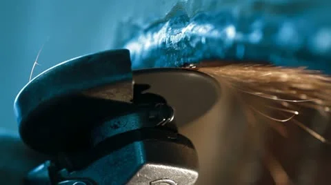 Grinding Metal Stock-Footage 22421406