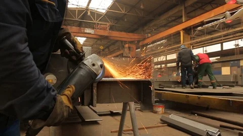 Grinding metal Stock-Footage 104802281