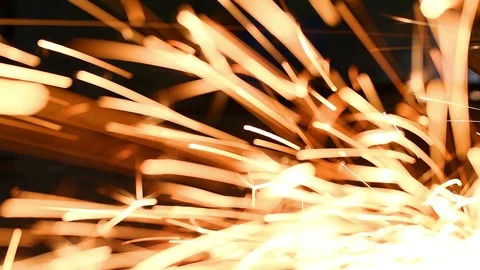 Grinding Metal With Grinding Tool Video stock 103641769