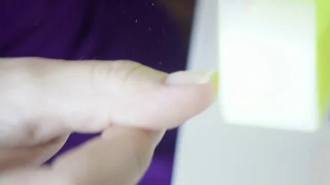 Grinding of the nail plate Stock Footage 72981242