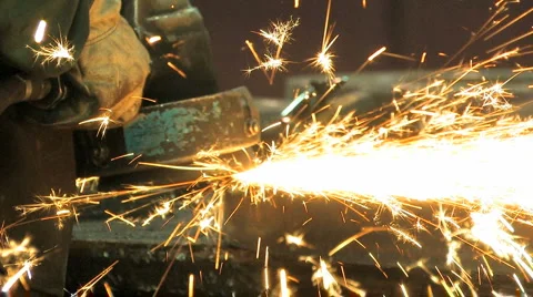 Grinding Steel Video stock 1807672