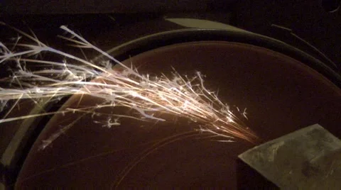 Grinding Wheel Stock-Footage 64800344