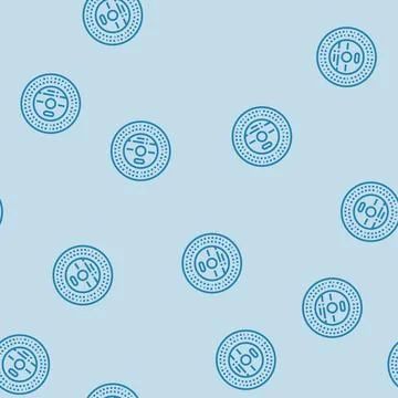 Grinding wheel manufacturing engineer line seamless pattern Stockillustratie