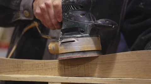 Grinding wood master Stock Footage 102251468