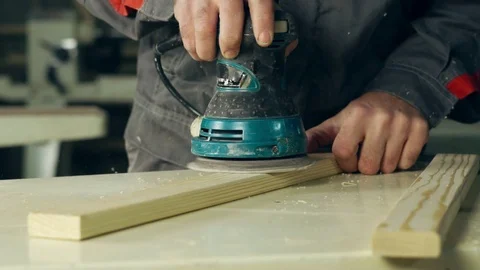Grinding wood master Stock Footage 109250080