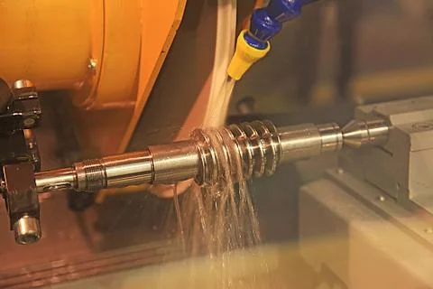 Grinding worm gear Stock Photos