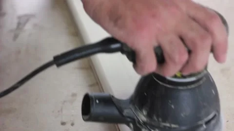 Grinds wood train machine Stock Footage 66445889