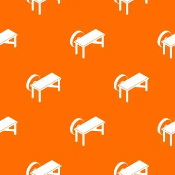 Grindstone pattern orange 库存插图