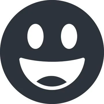 Grinning face Stock Illustration